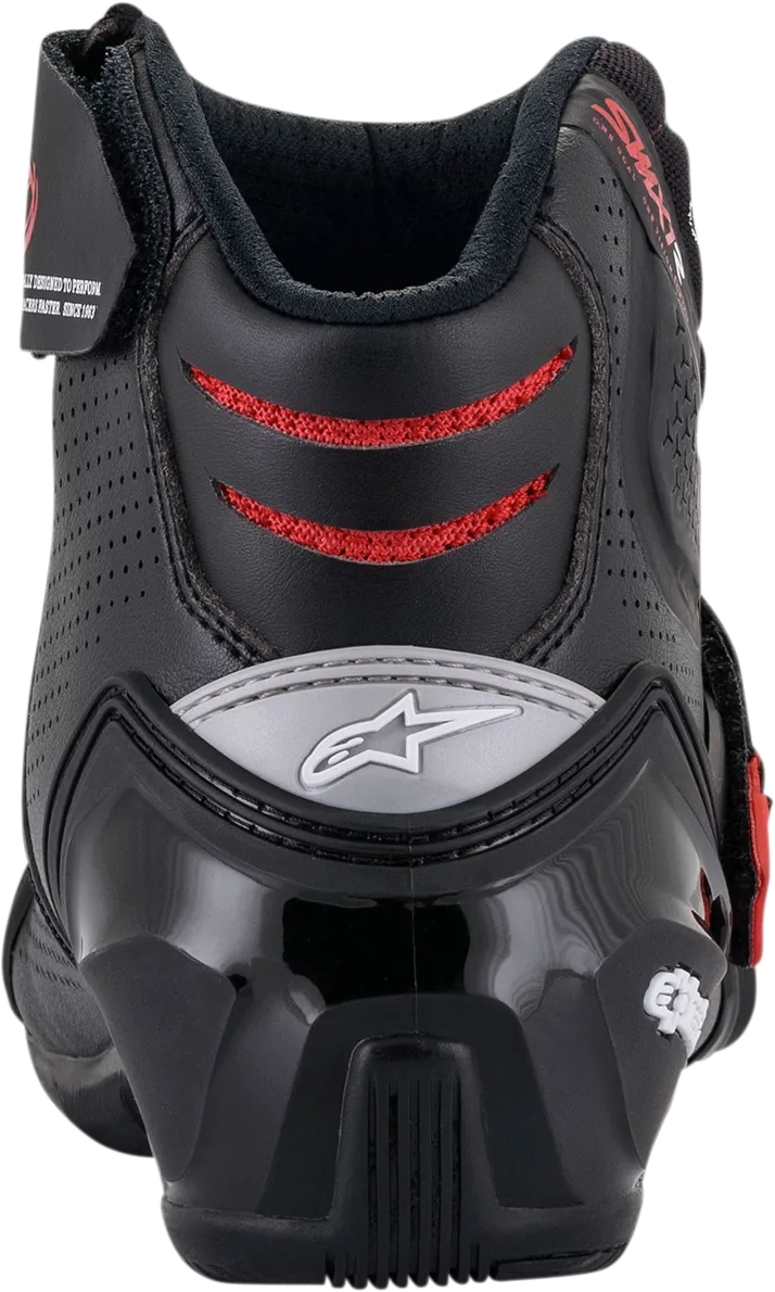 ALPINESTARS SMX1-R V2 Boots - Black/Red - US 14 / EU 50 2224021-13-50