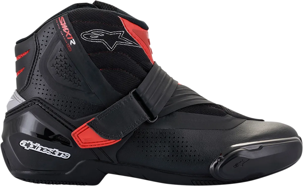 ALPINESTARS SMX1-R V2 Boots - Black/Red - US 9.5 / EU 44 2224021-13-44