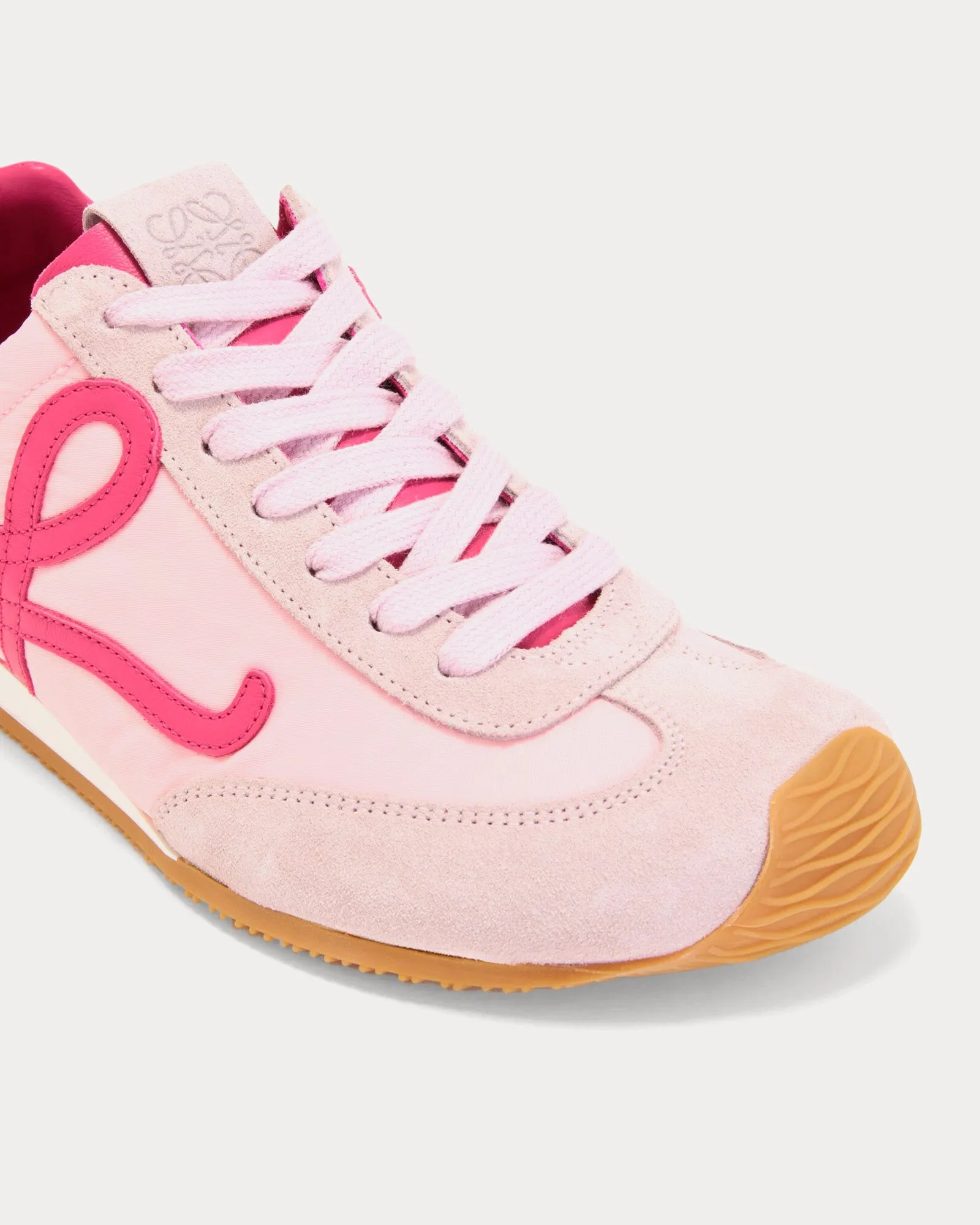 Ballet Runner 2.0 Nylon & Calfskin Baby Pink / Fuxia / Old Pink Low Top Sneakers