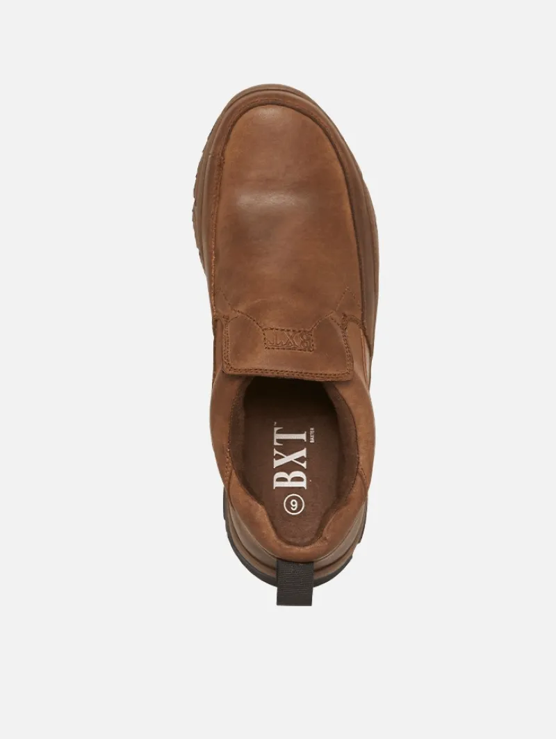 Baxter Mens Kickback Shoes Brown