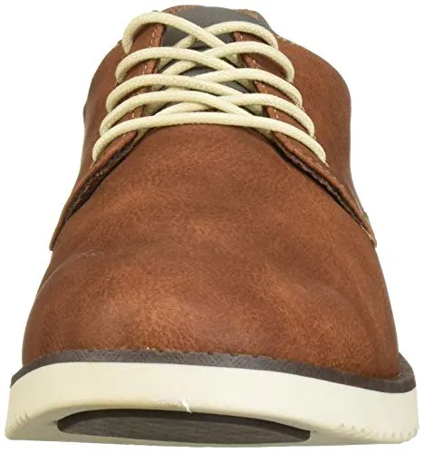 Dr. Scholl's mens Sync Oxford, Dark Tan, 10.5 Wide US