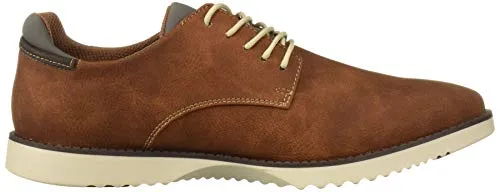 Dr. Scholl's mens Sync Oxford, Dark Tan, 10.5 Wide US