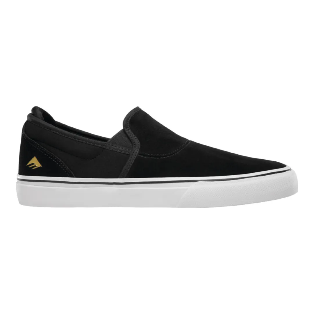 Emerica Wino G6 Slip on - Black / White/ Gold
