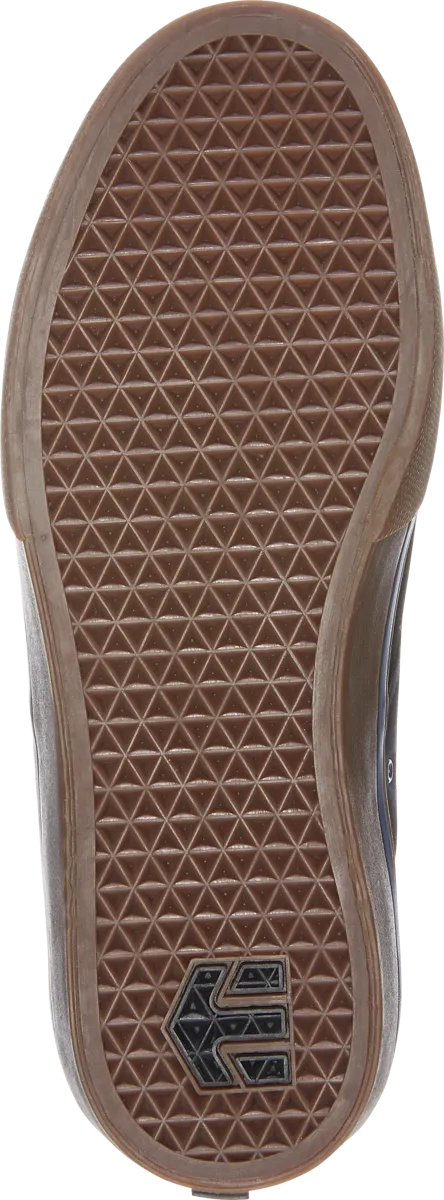 Etnies Mens Jameson Vulc Black Gum Silver Shoes