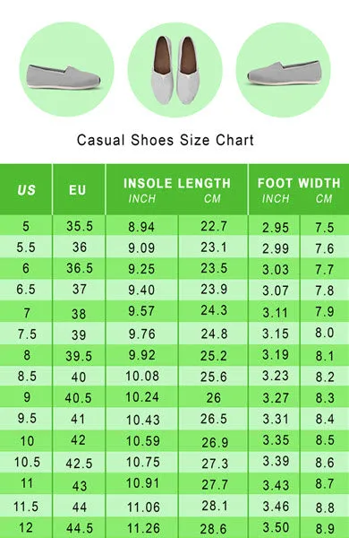 Eye Glasses Pattern Casual Shoes