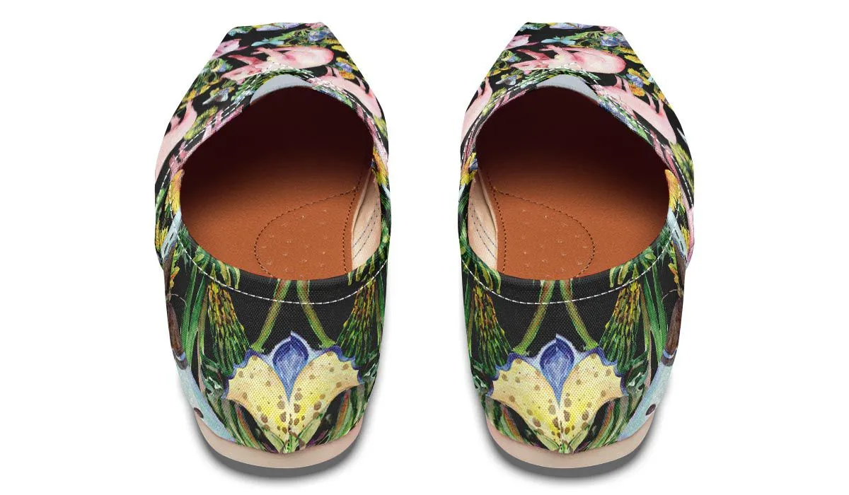 Floral Pig Casual Shoes