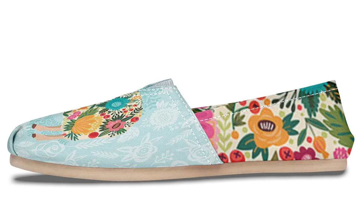 Floral Sheep Casual Shoes