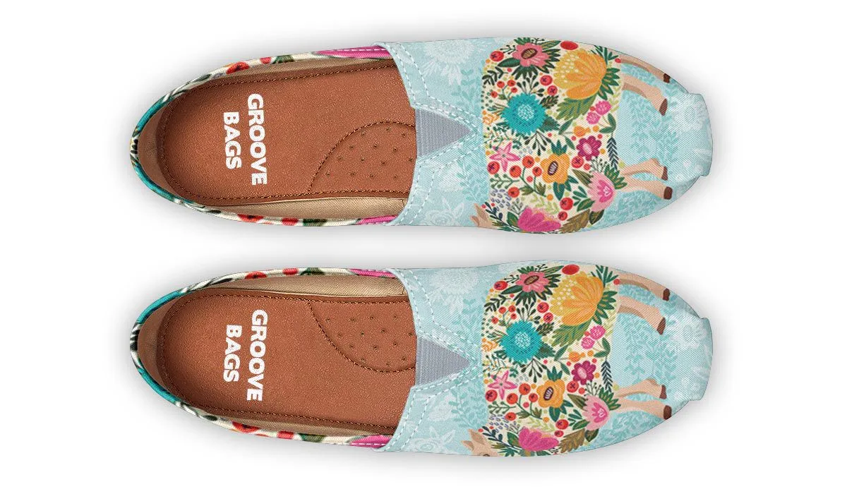 Floral Sheep Casual Shoes