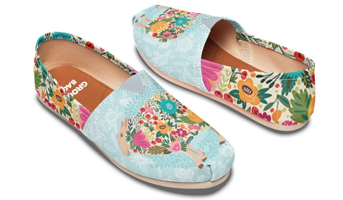 Floral Sheep Casual Shoes