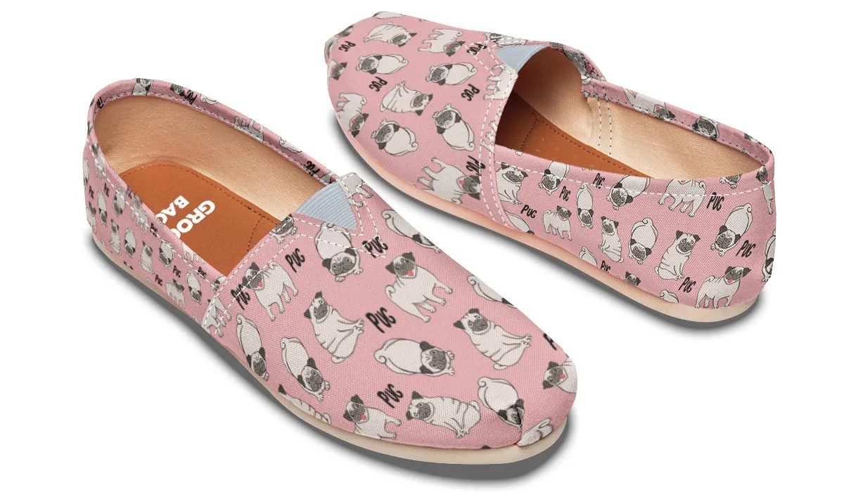 Goofy Pug Casual Shoes