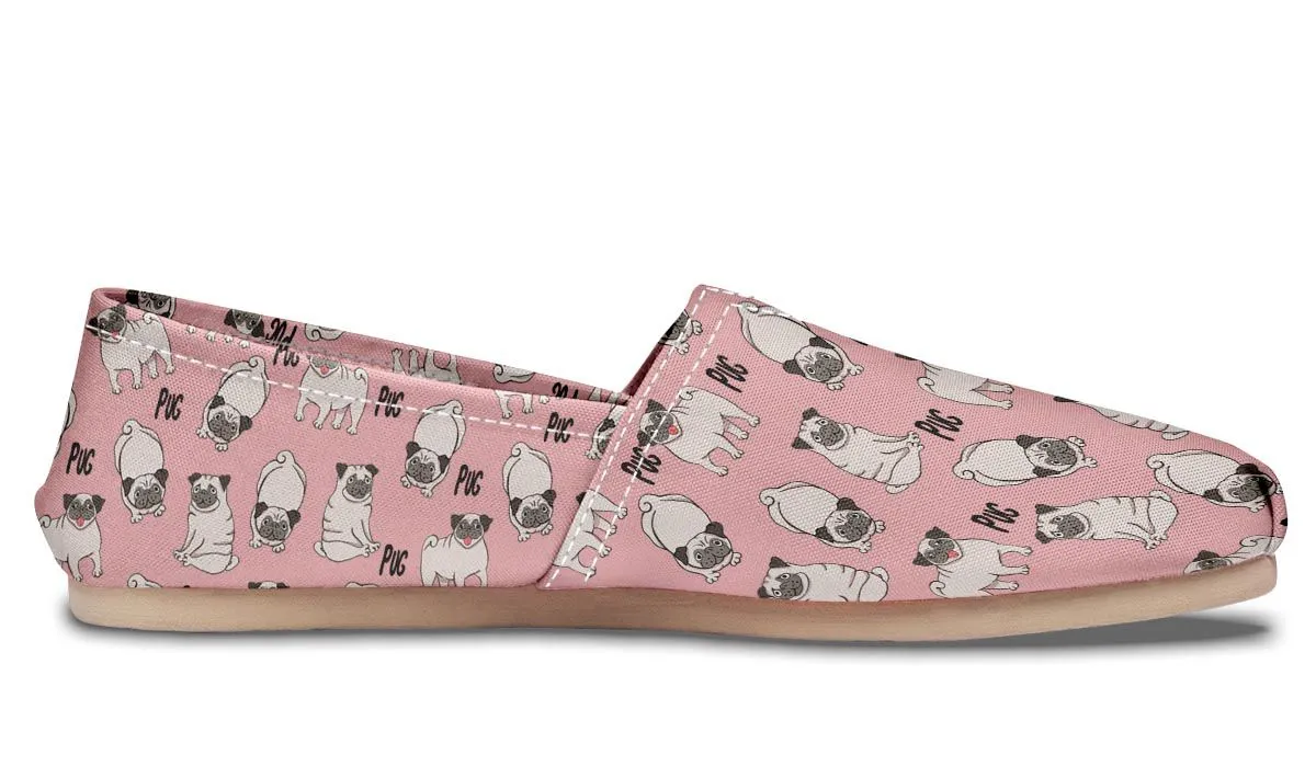 Goofy Pug Casual Shoes