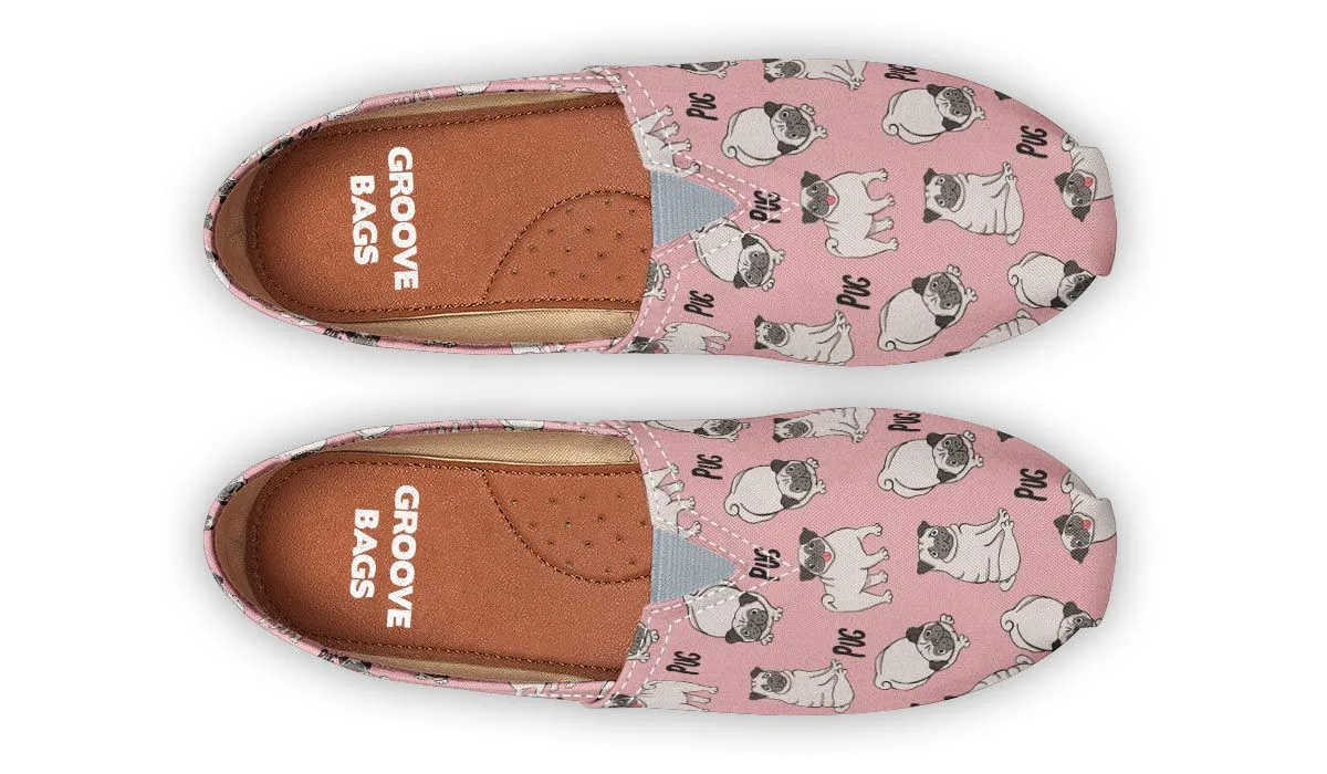 Goofy Pug Casual Shoes