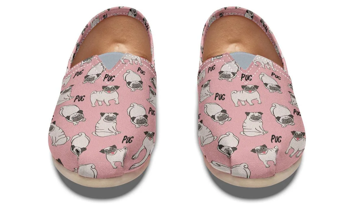 Goofy Pug Casual Shoes