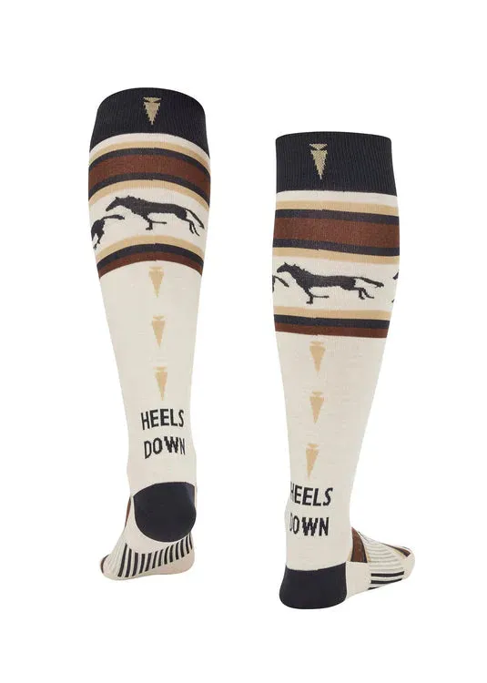 Heels Down Wool Socks
