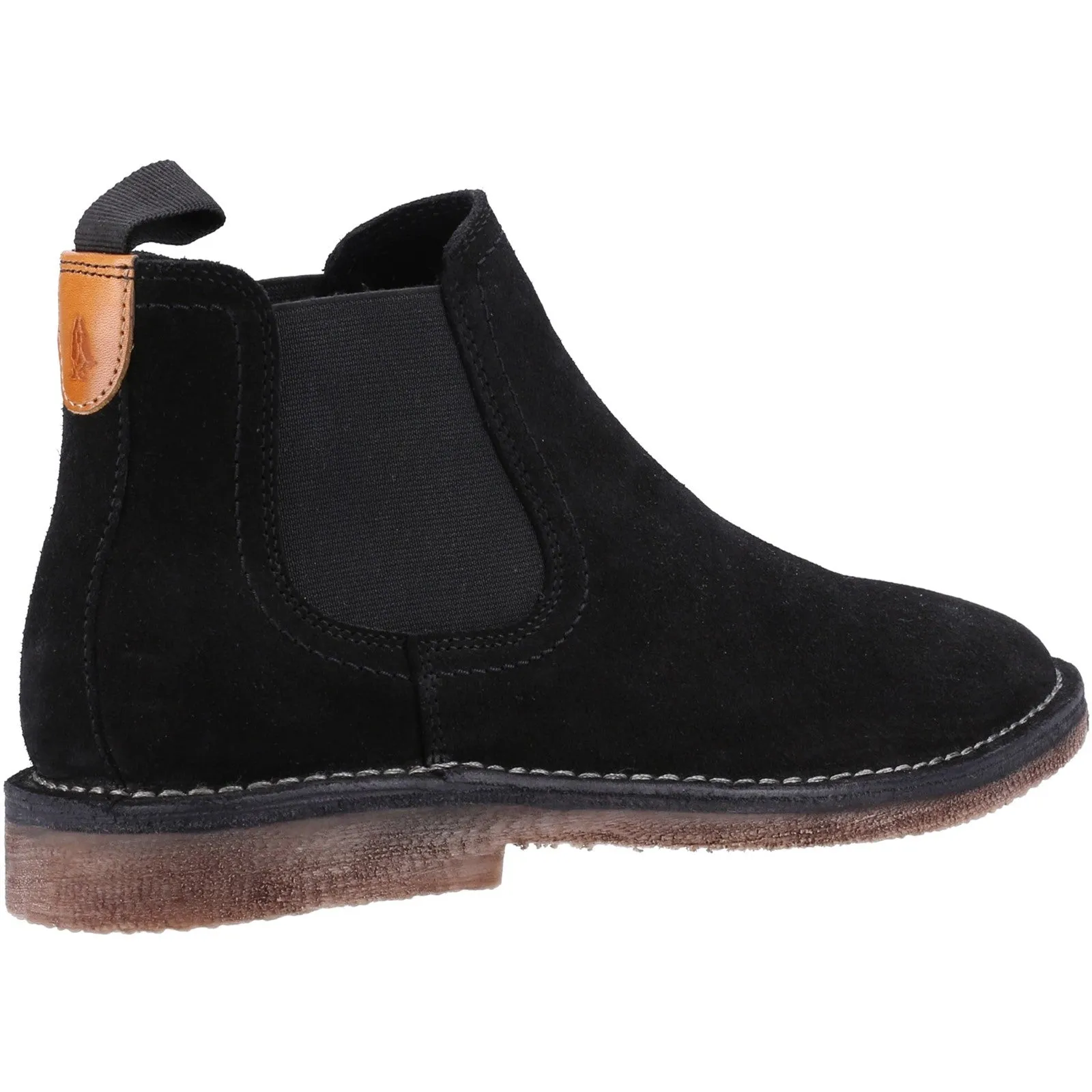 Hush Puppies Mens Shaun Suede Chelsea Boots - Black