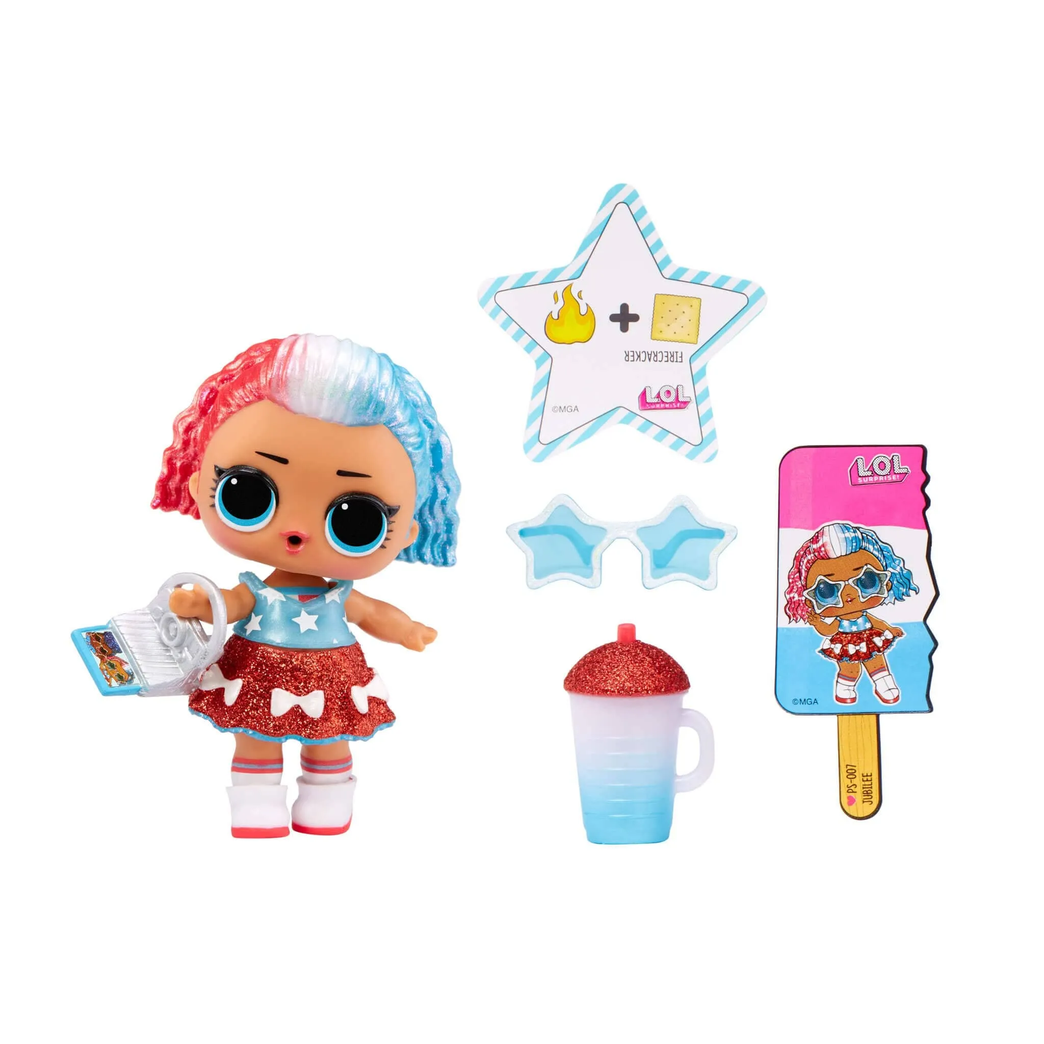 Lol Surprise Jubilee Summer Supreme Doll, with 7 Surprises Multicolor Age- 3 Years & Above
