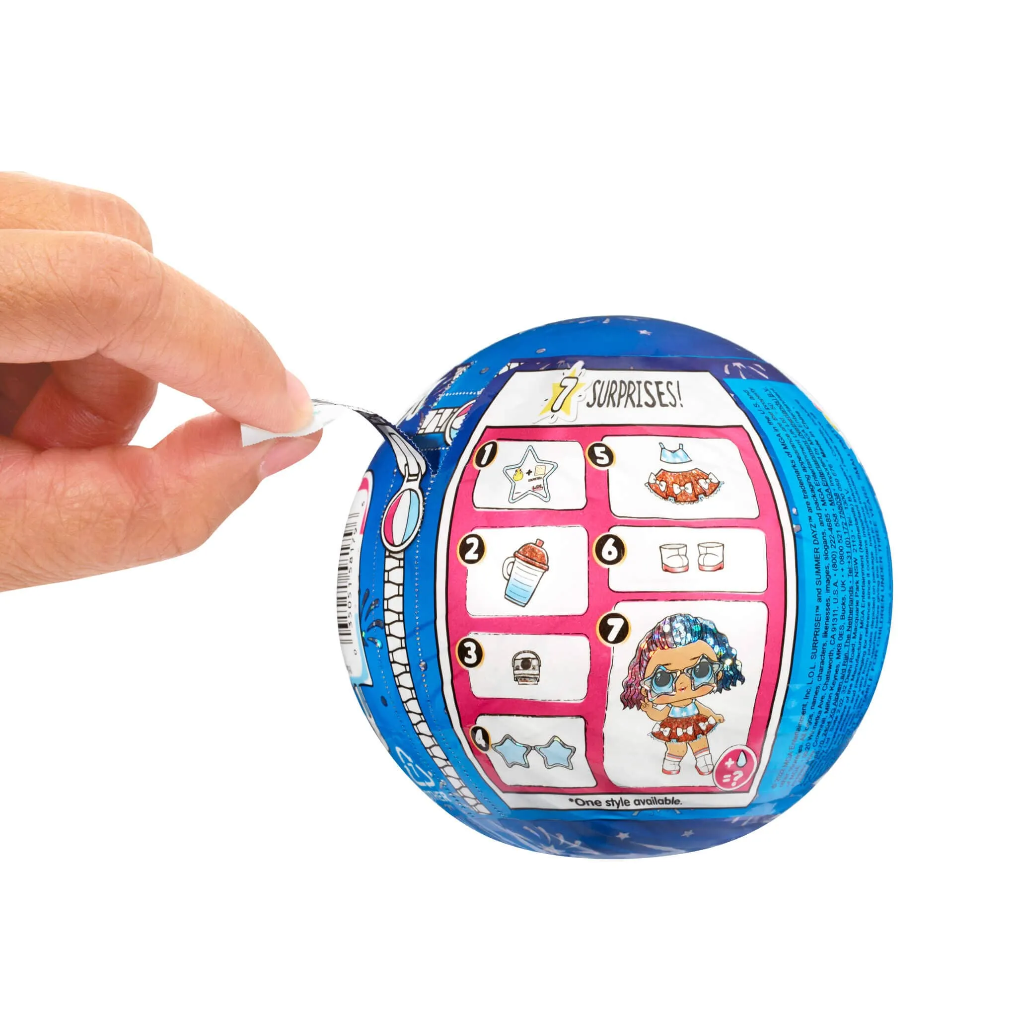 Lol Surprise Jubilee Summer Supreme Doll, with 7 Surprises Multicolor Age- 3 Years & Above