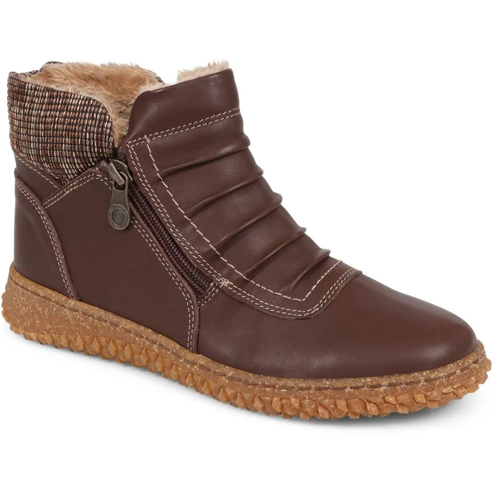 Loretta Zip-Up Boots - HAK38015 / 324 224