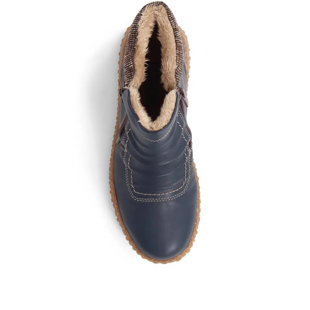 Loretta Zip-Up Boots - HAK38015 / 324 224