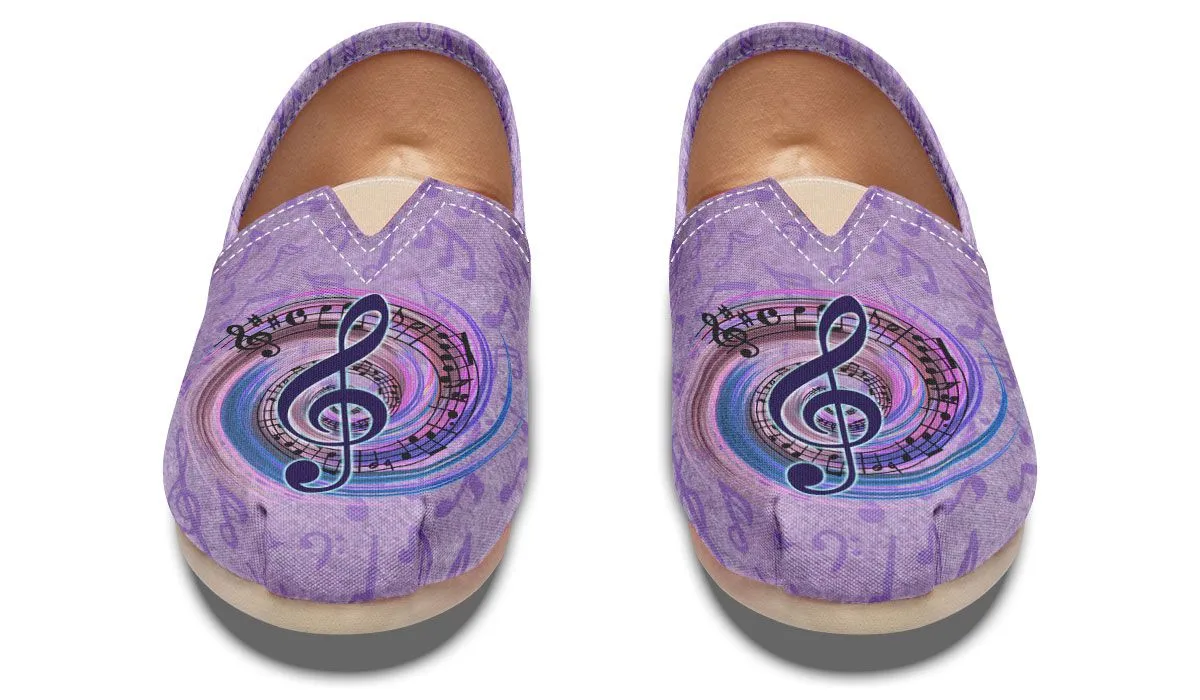Magical Music Notes Casual Shoes