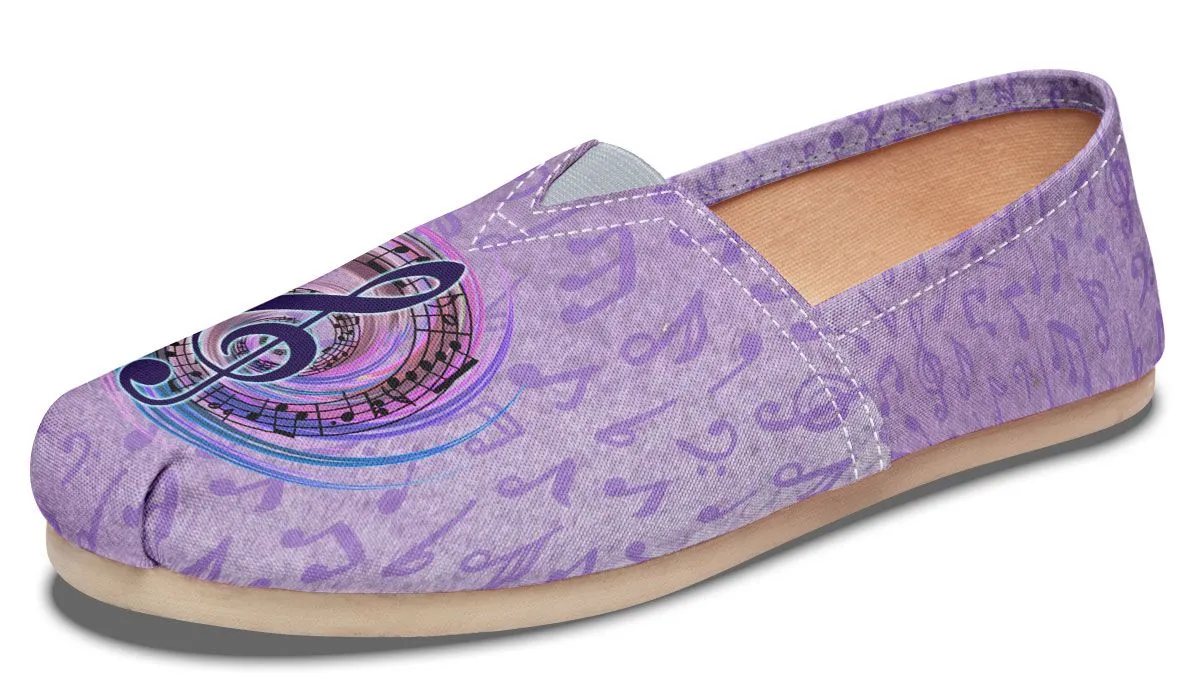Magical Music Notes Casual Shoes