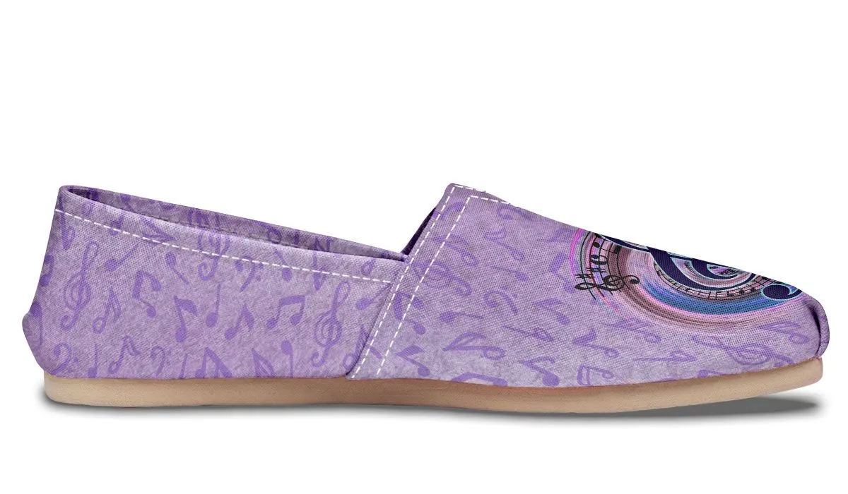 Magical Music Notes Casual Shoes