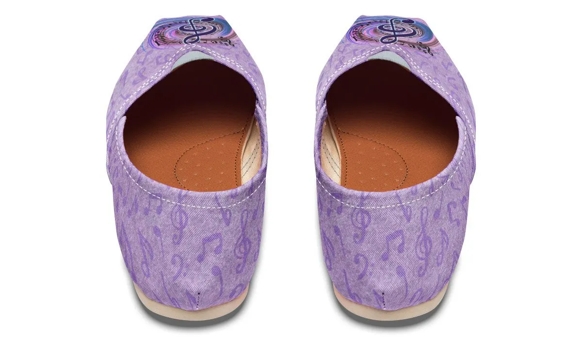 Magical Music Notes Casual Shoes