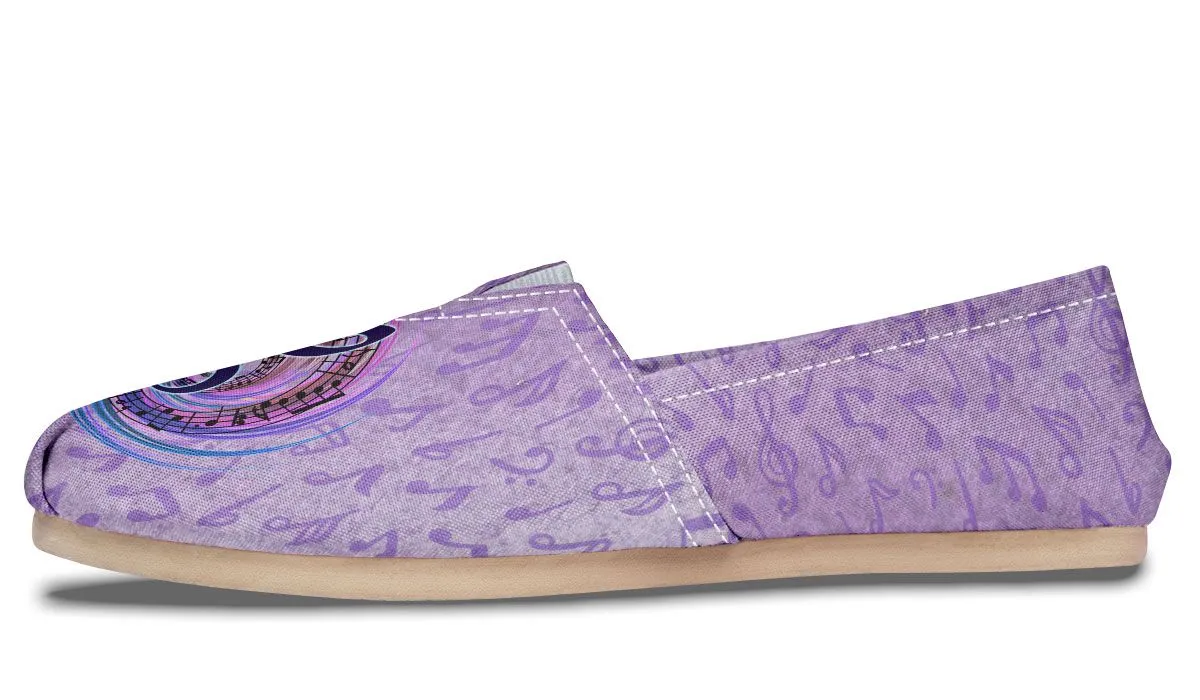 Magical Music Notes Casual Shoes