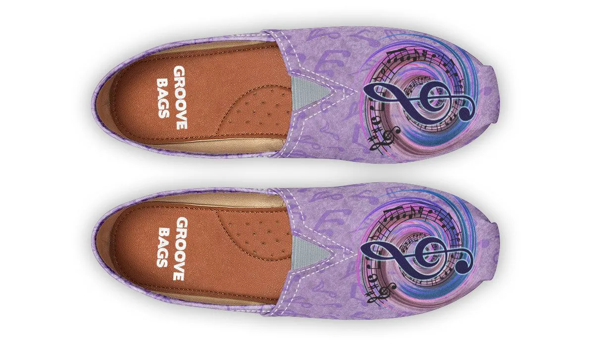 Magical Music Notes Casual Shoes