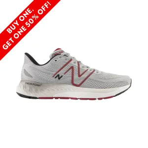 Men's Fresh Foam x 880v13 - Aluminum Grey with Crimson Red (B Width)