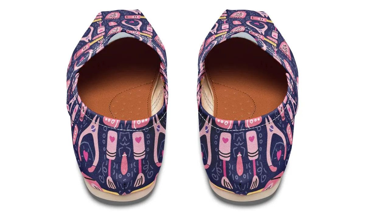 Nail Technician Pattern Casual Shoes