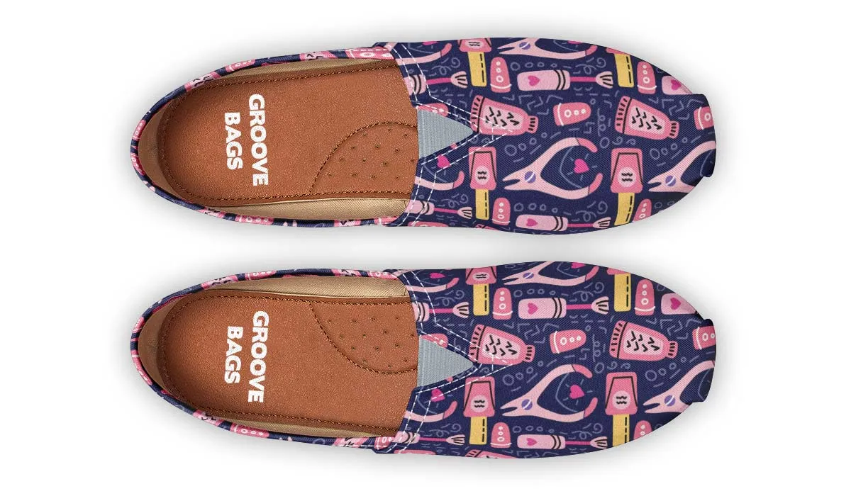 Nail Technician Pattern Casual Shoes