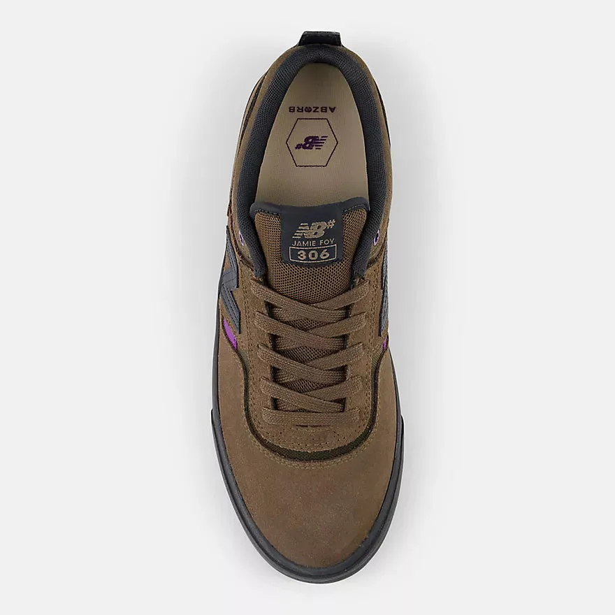 New Balance Numeric 306 Jamie Foy - Brown w/ Purple