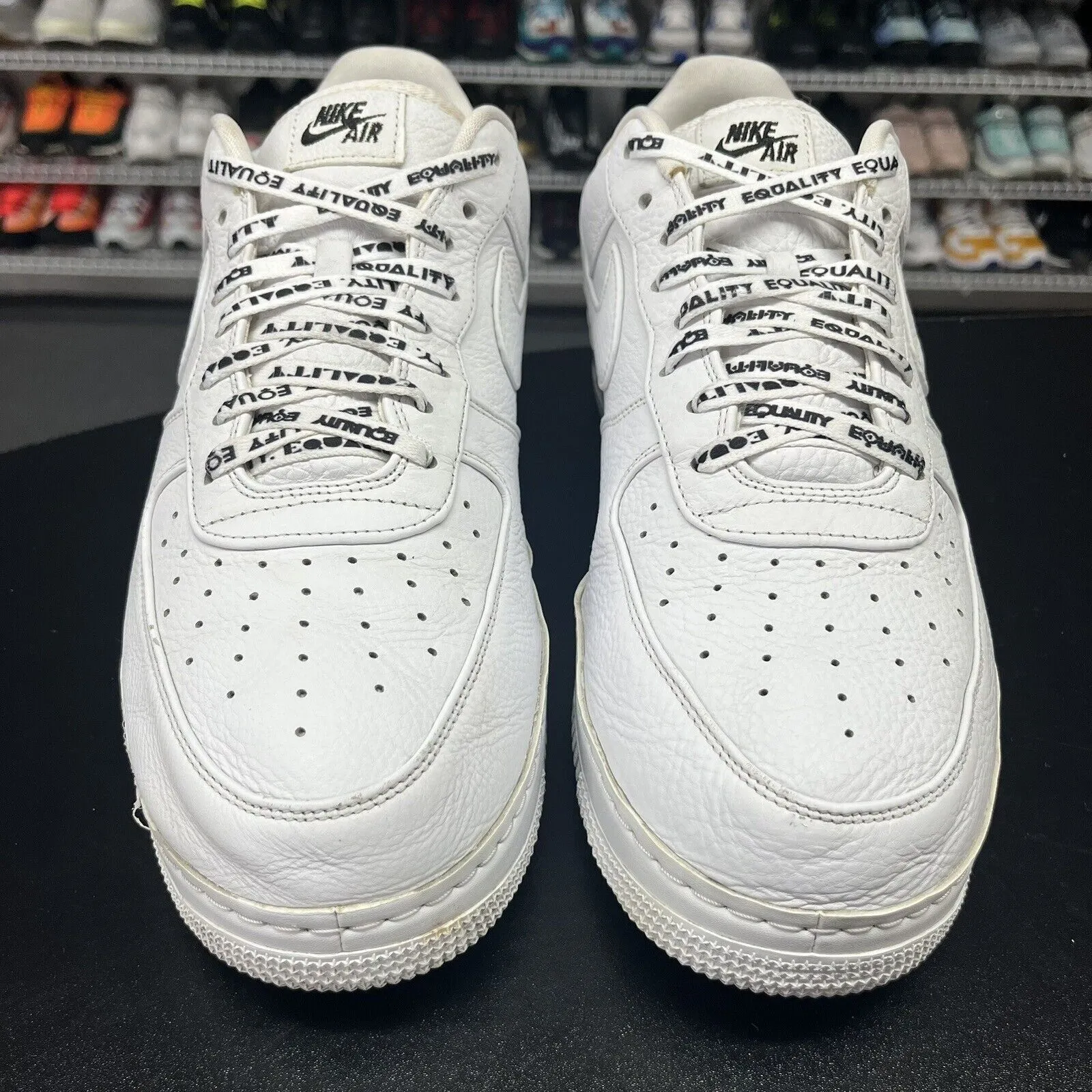 Nike Air Force 1 Low CMFT "Equality" White Black AQ2118-100 Men's Size 15
