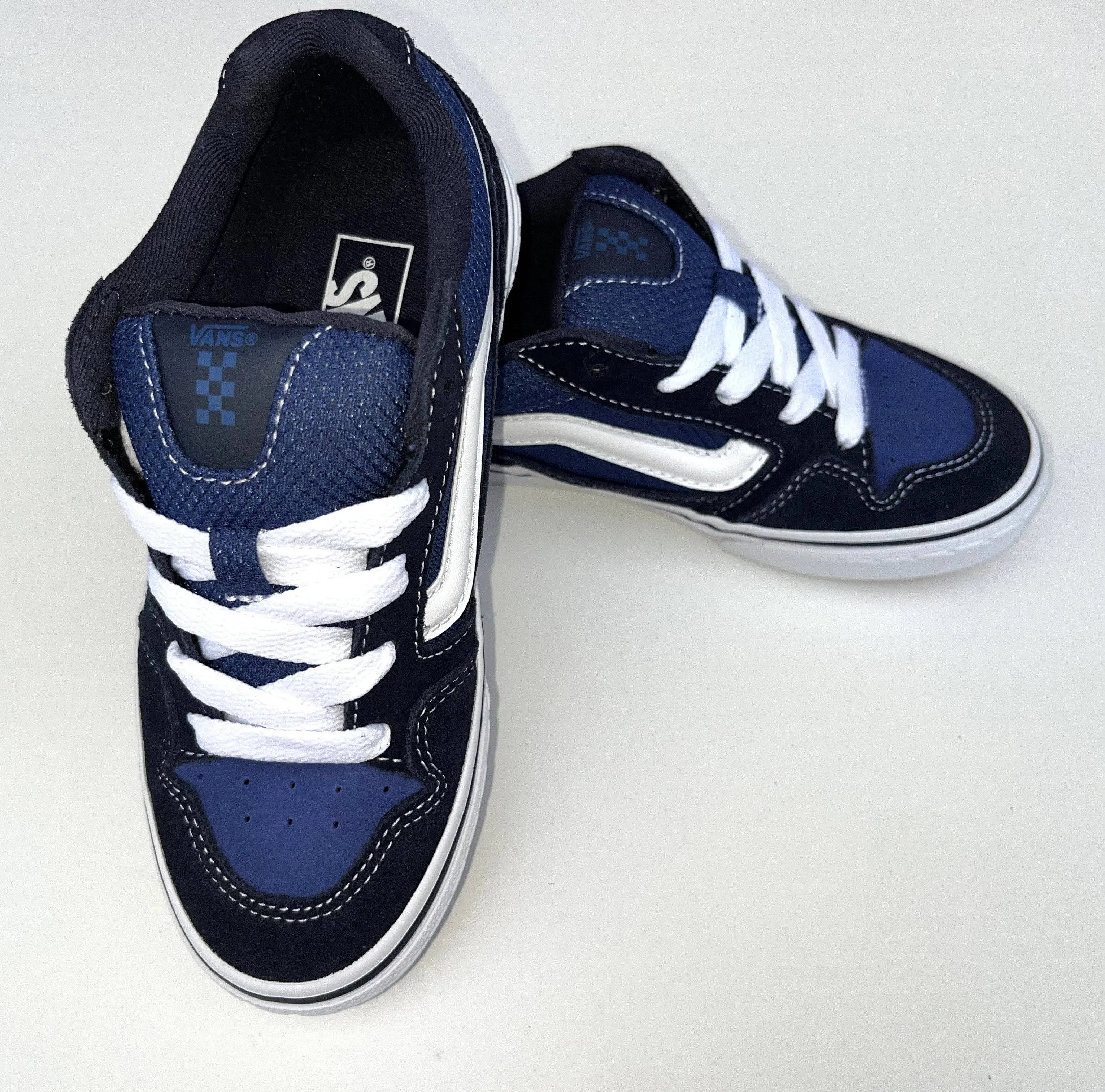 VANS Kids Caldrone Suede Mesh Navy-NAVY