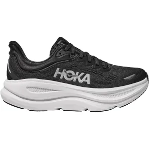 Women's Hoka Bondi 9 Black/White Mesh