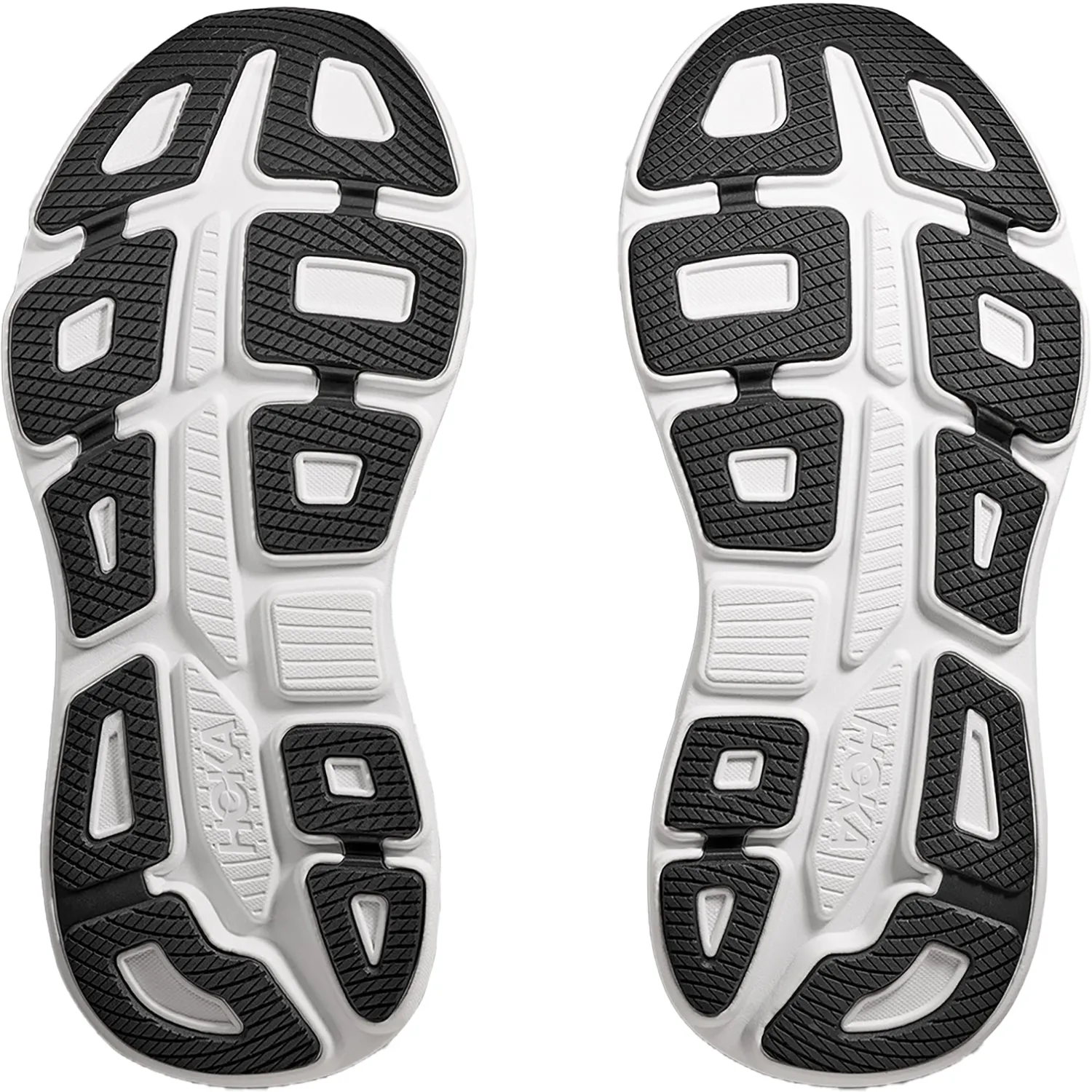 Women's Hoka Bondi 9 Black/White Mesh